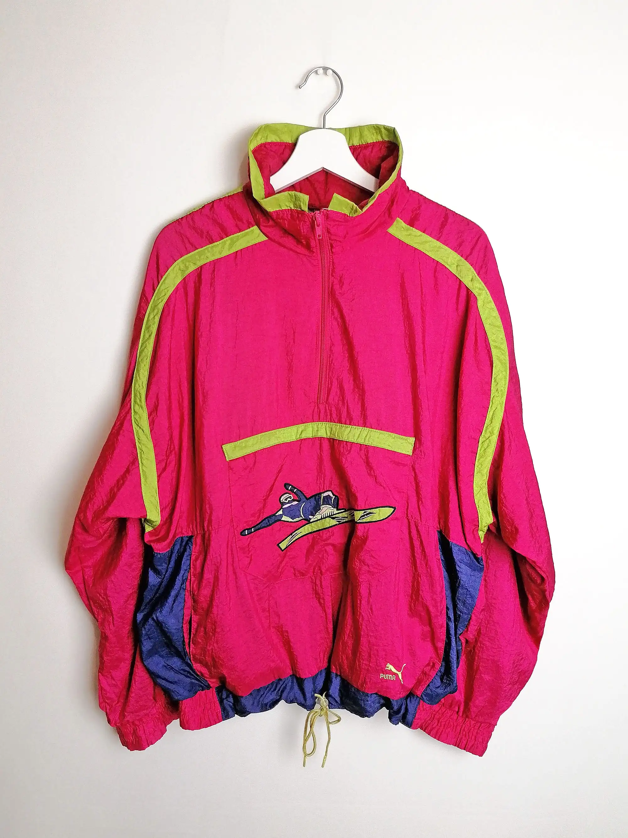 80's PUMA Unisex Tracksuit Pink - size L