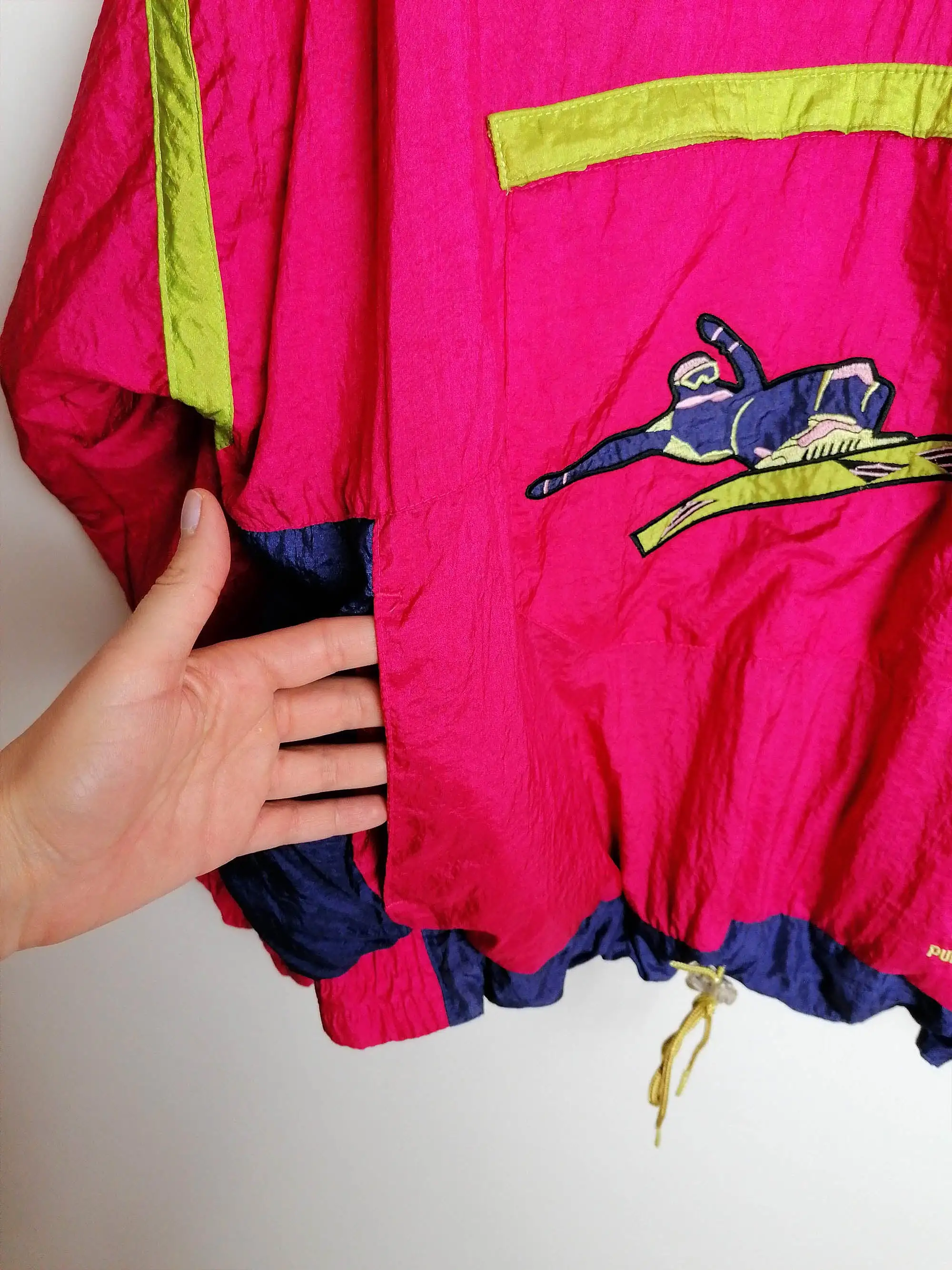 80's PUMA Unisex Tracksuit Pink - size L