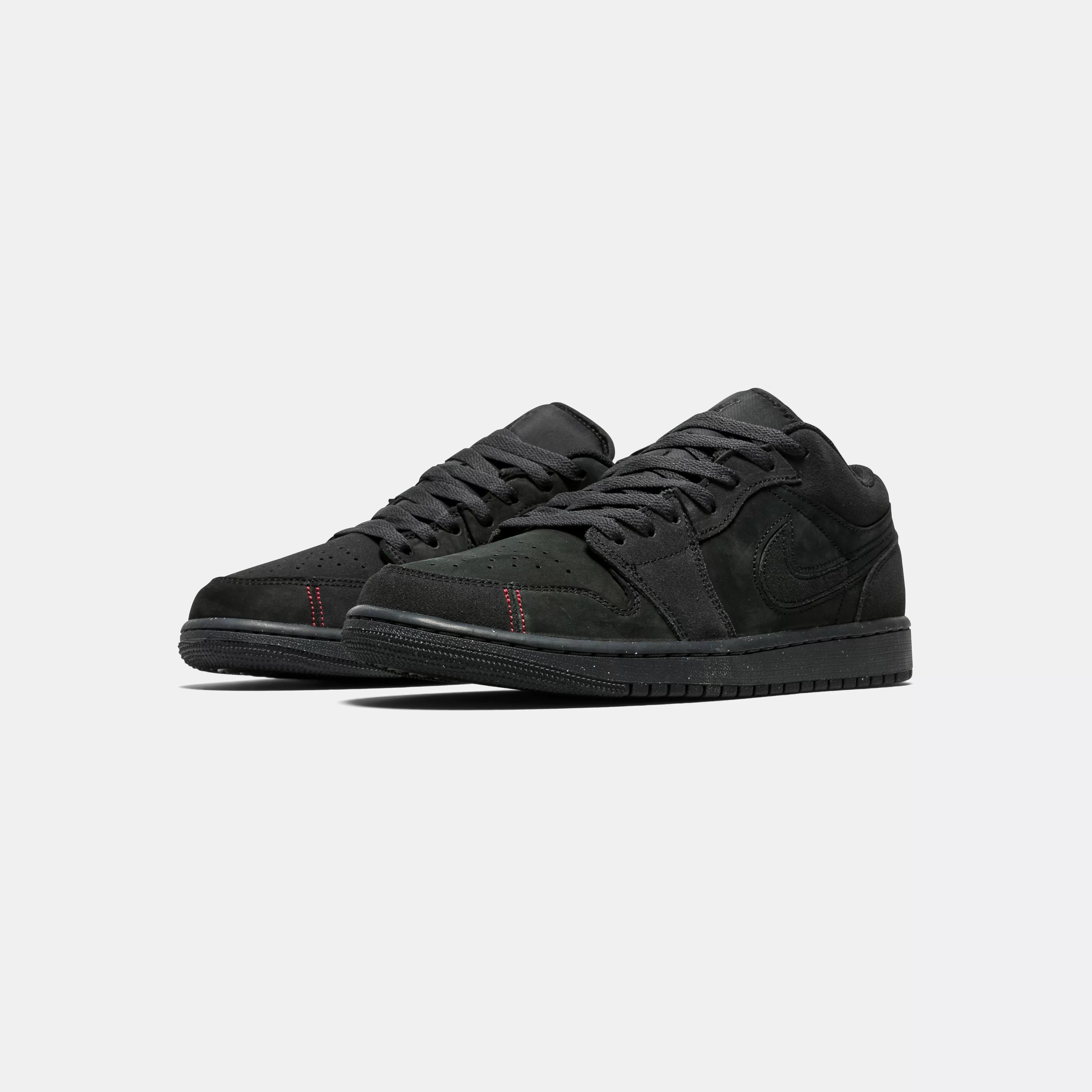 Air Jordan 1 Low SE Craft - Dk Smoke Grey/Black-Varsity Red