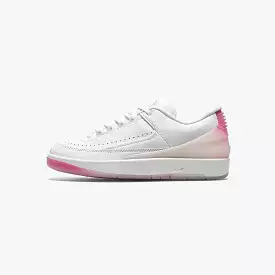 Air Jordan 2 Retro Low CH BLSM - White/Green Strike-Playful Pink