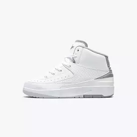 Air Jordan 2 Retro (PS) - White/Cement Grey-Sail-Black