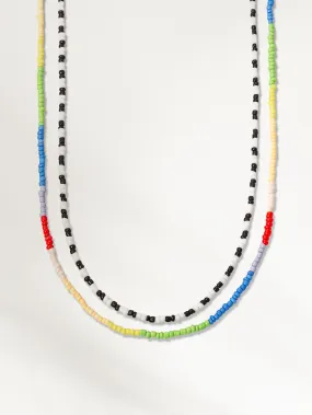 Artistic Beaded Layered Necklace