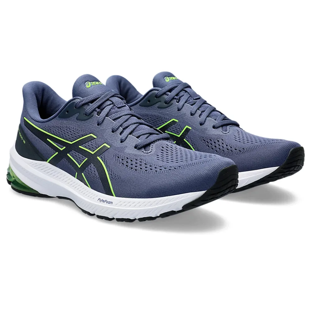 ASICS Men's GT-1000 12 Running Shoe (Thunder Blue/Electric Lime)