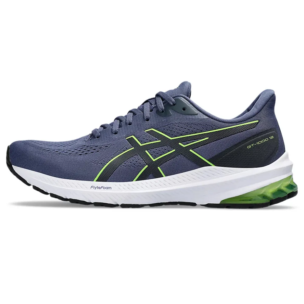 ASICS Men's GT-1000 12 Running Shoe (Thunder Blue/Electric Lime)