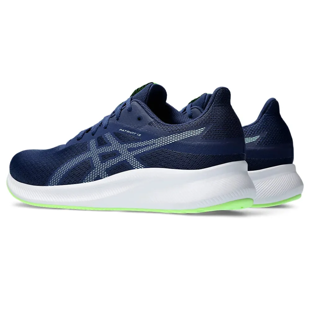 ASICS Men's Patriot 13 Running Shoe (Blue Expanse/Illuminate Mint)