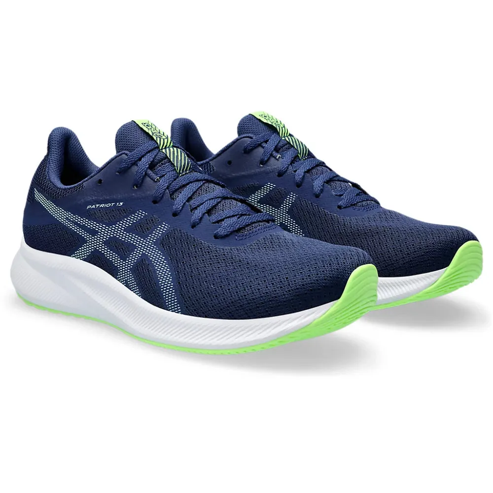 ASICS Men's Patriot 13 Running Shoe (Blue Expanse/Illuminate Mint)