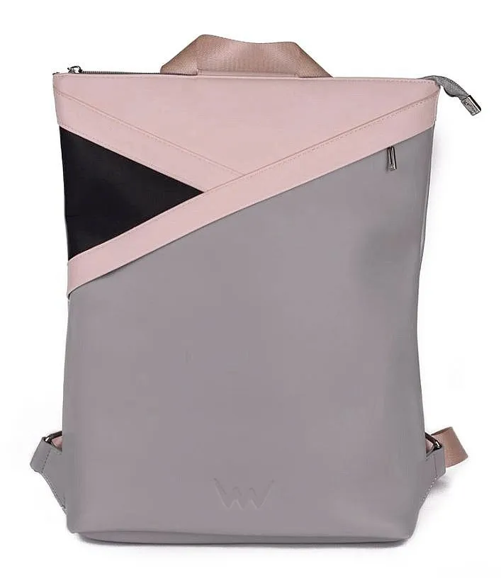 backpack Vuch Tiara - Gray/Pink - women´s