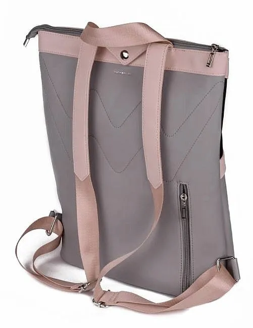 backpack Vuch Tiara - Gray/Pink - women´s