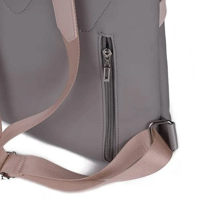 backpack Vuch Tiara - Gray/Pink - women´s