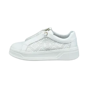 BAGATT White/Gold Platform Trainer