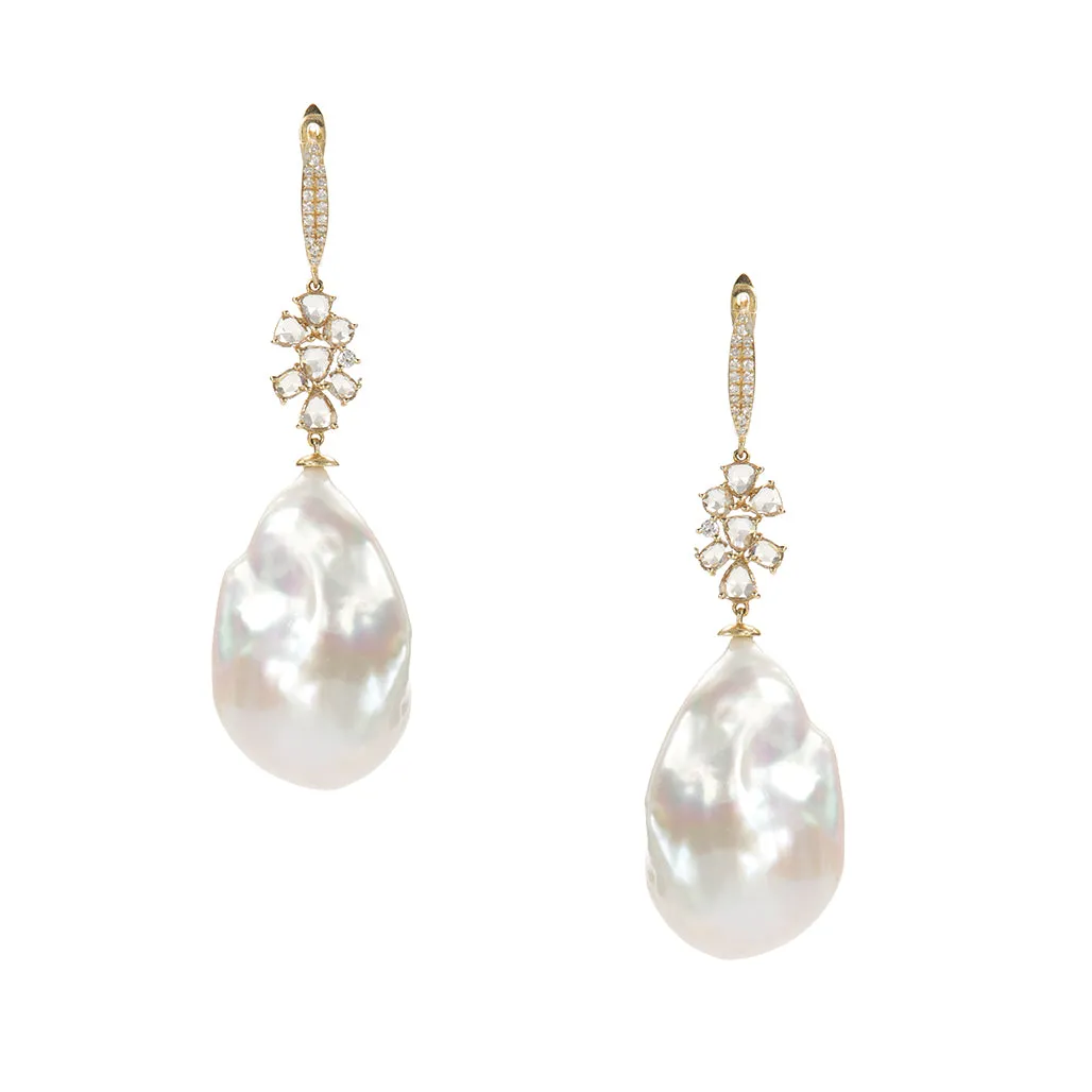 Baroque Pearl Drop Earrings