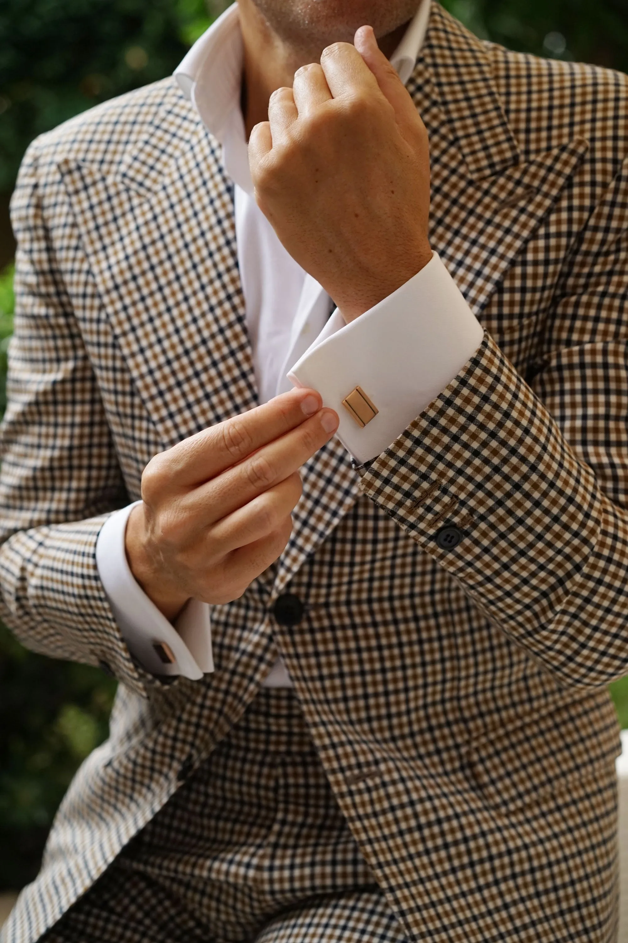 Bateman Rose Gold Cufflinks