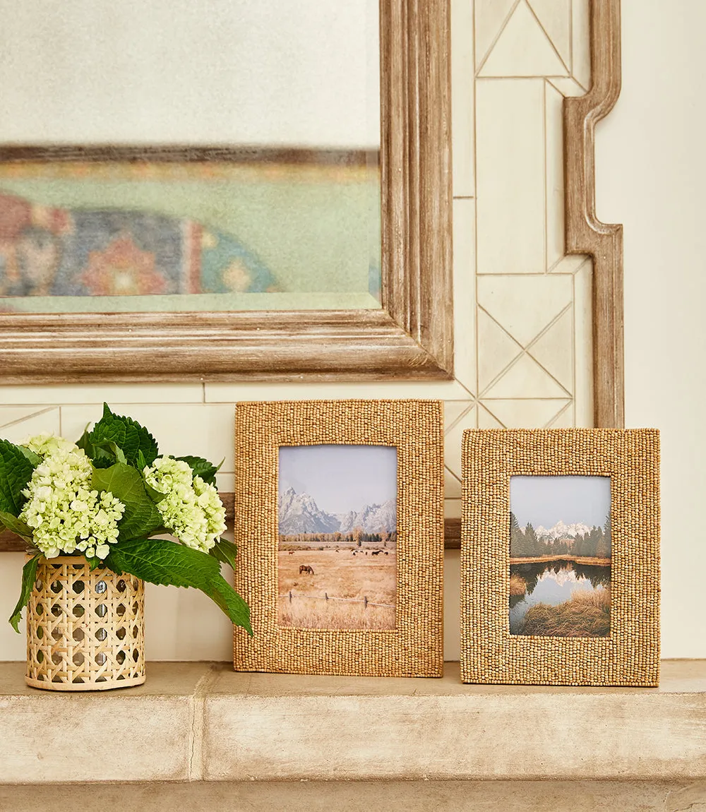 Beaded Picture Frame