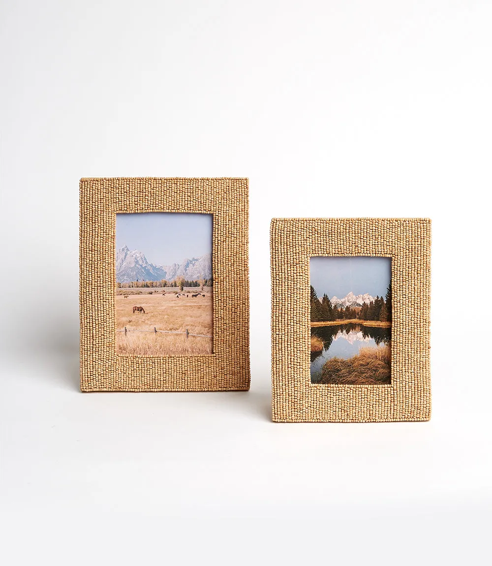 Beaded Picture Frame