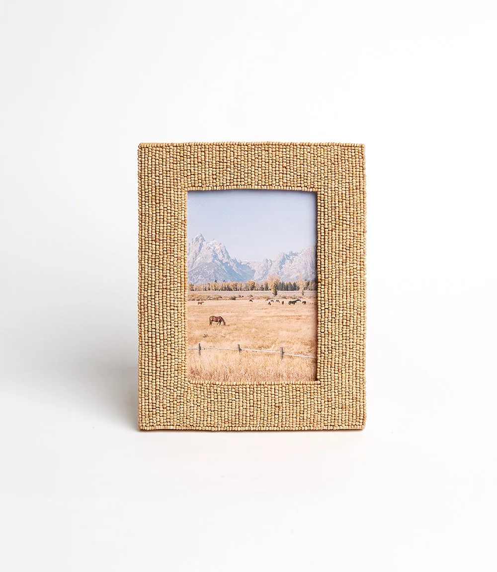 Beaded Picture Frame