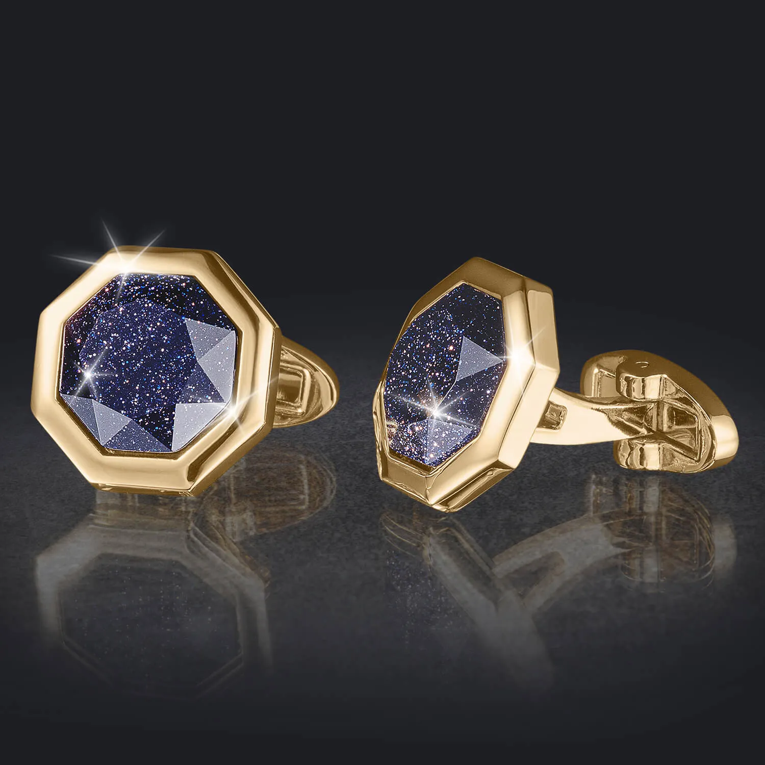 Blue Sandstone Cufflinks