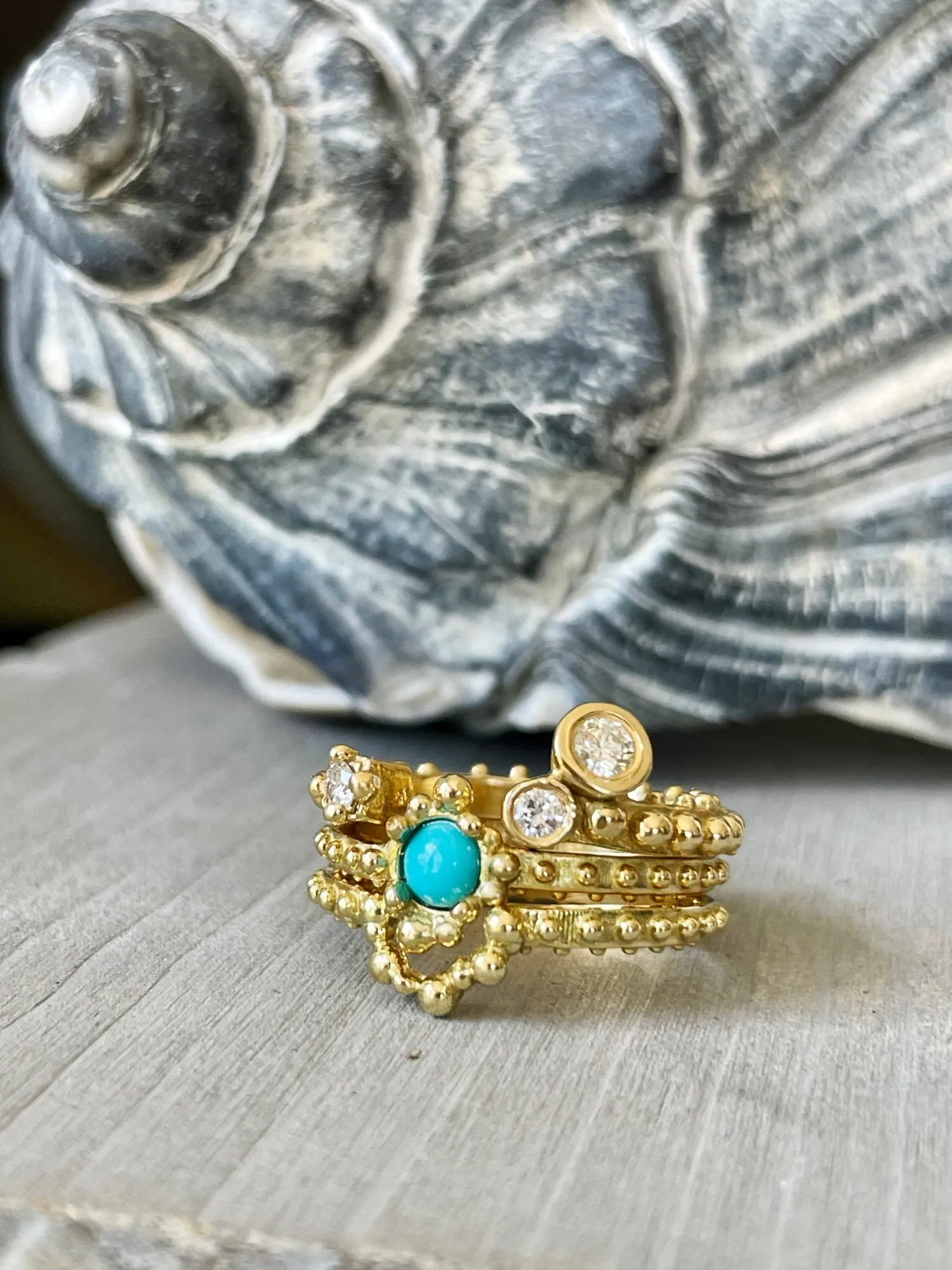 BOHEME BUBBLE TURQUOISE RING