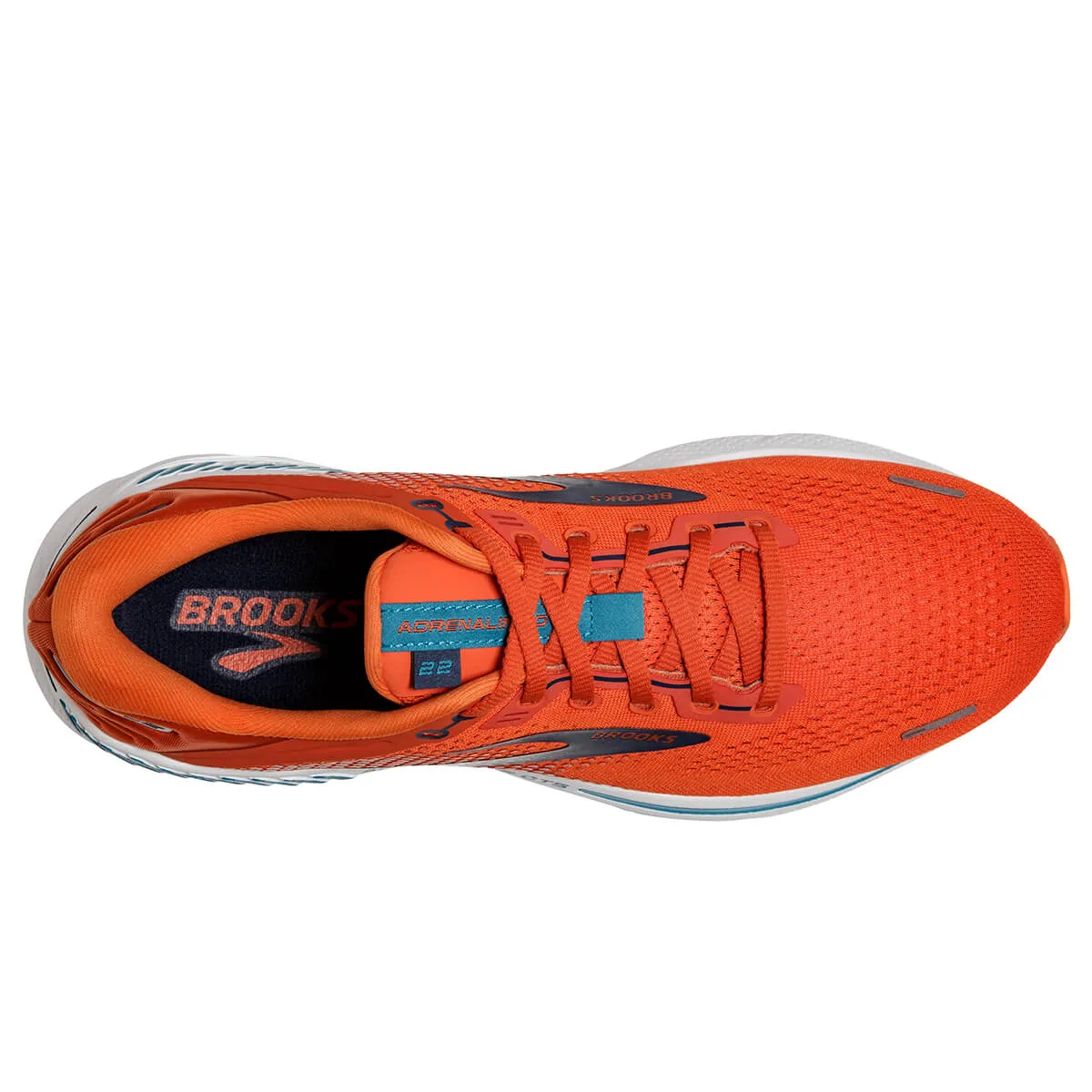 Brooks Adrenaline GTS 22 Mens | Pumpkin/flame/titan