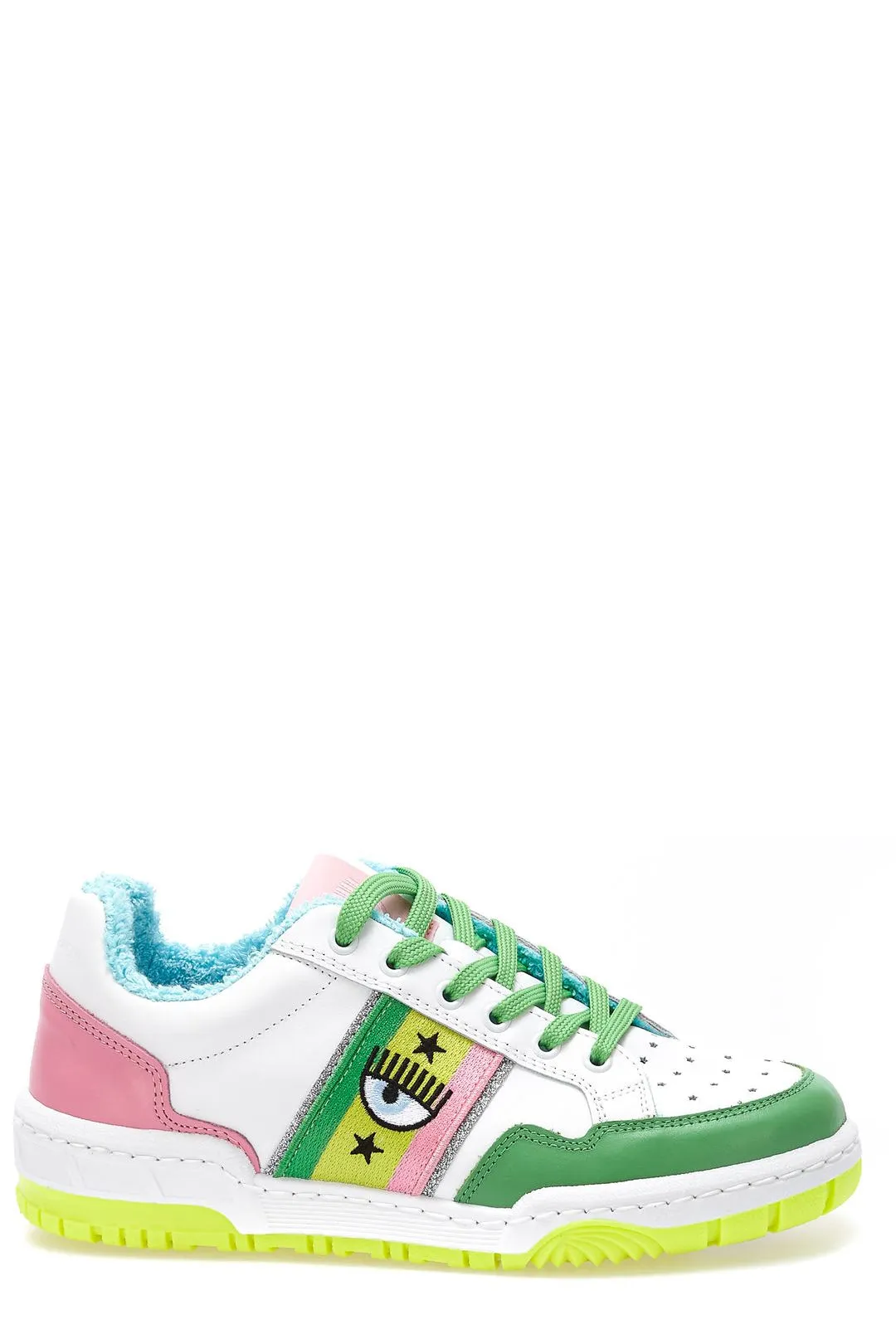 Chiara Ferragni Color-Block Lace-Up Sneakers