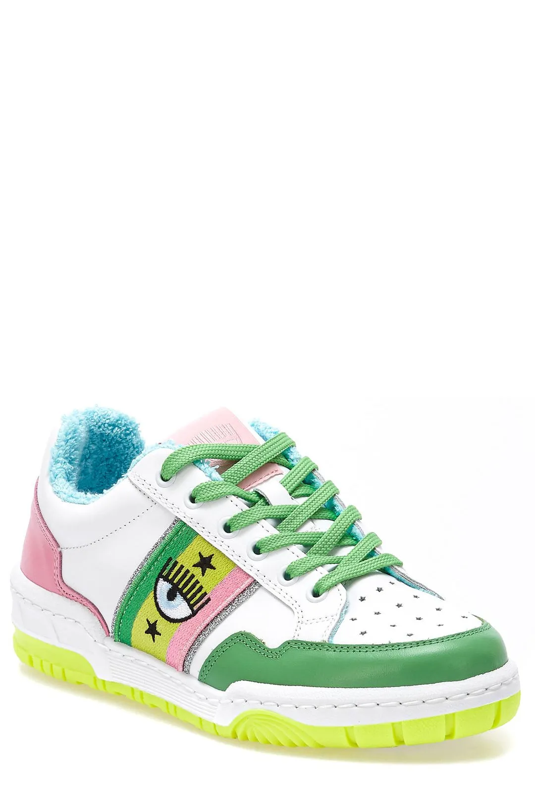 Chiara Ferragni Color-Block Lace-Up Sneakers