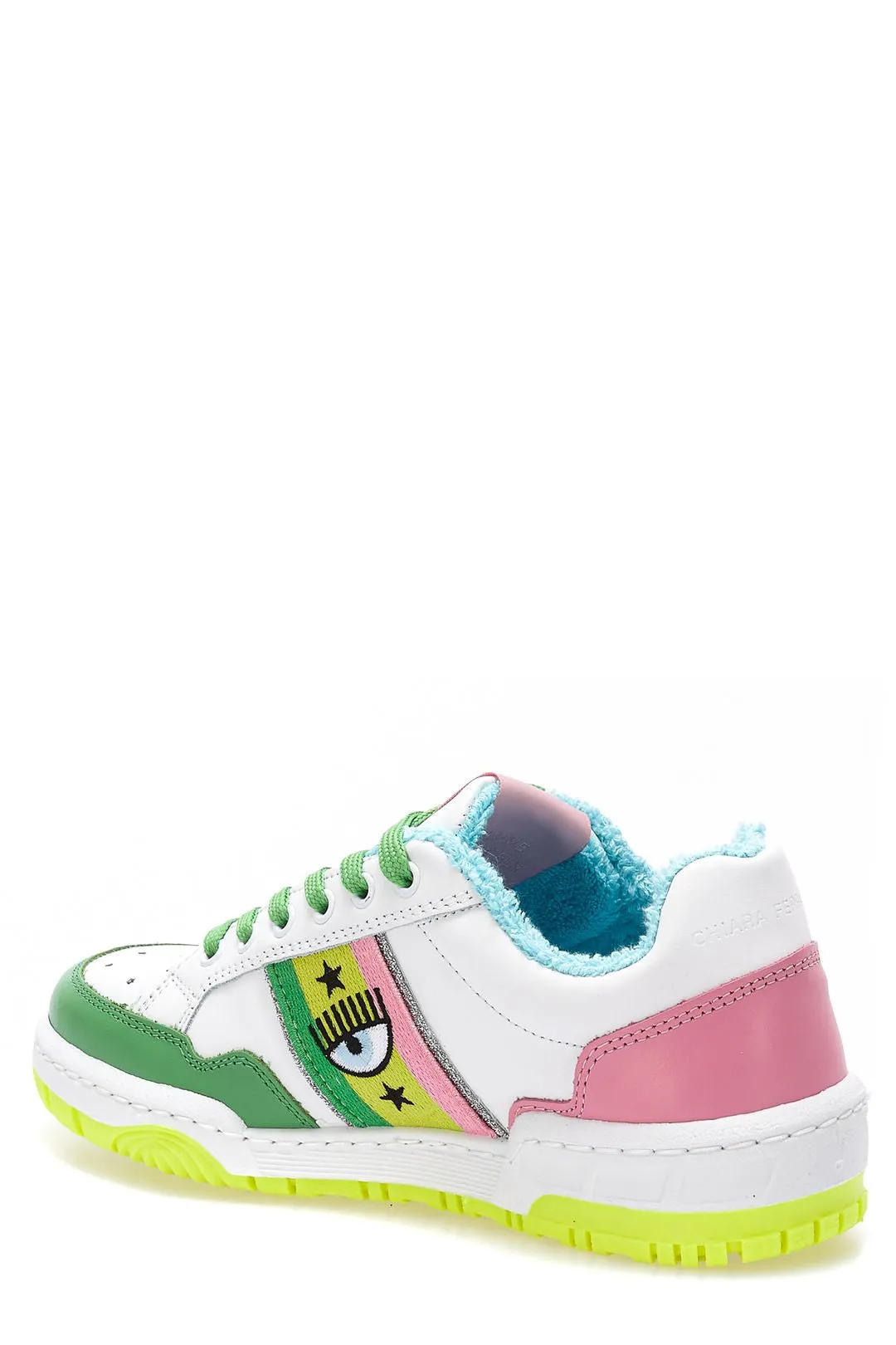 Chiara Ferragni Color-Block Lace-Up Sneakers