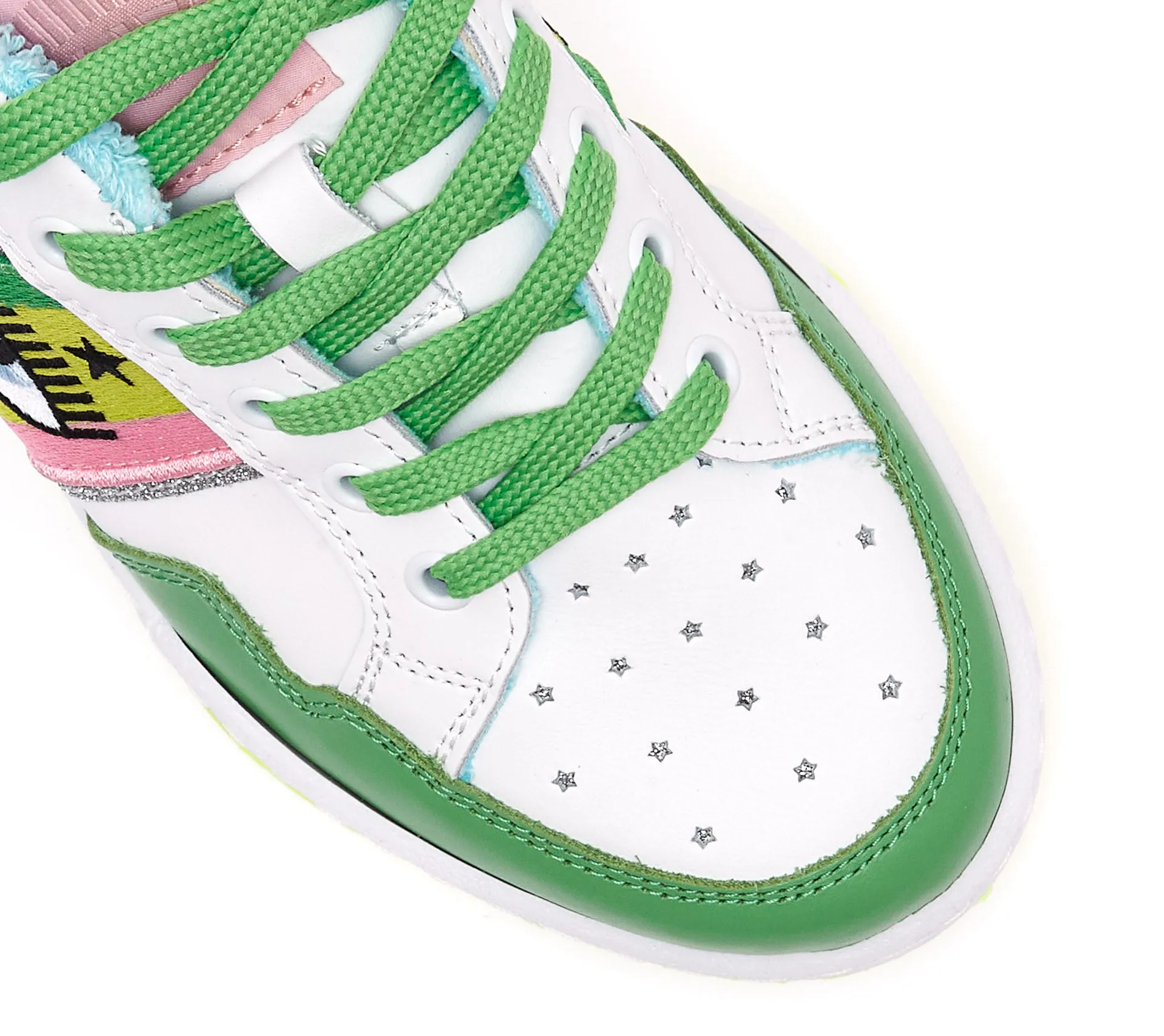 Chiara Ferragni Color-Block Lace-Up Sneakers