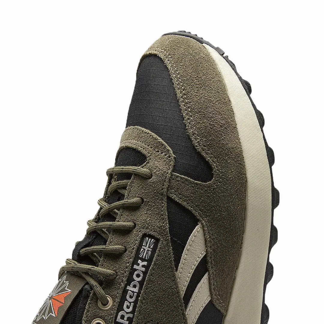 CLASSIC LEATHER TENNIS 'ARMY GREEN / STUCCO'