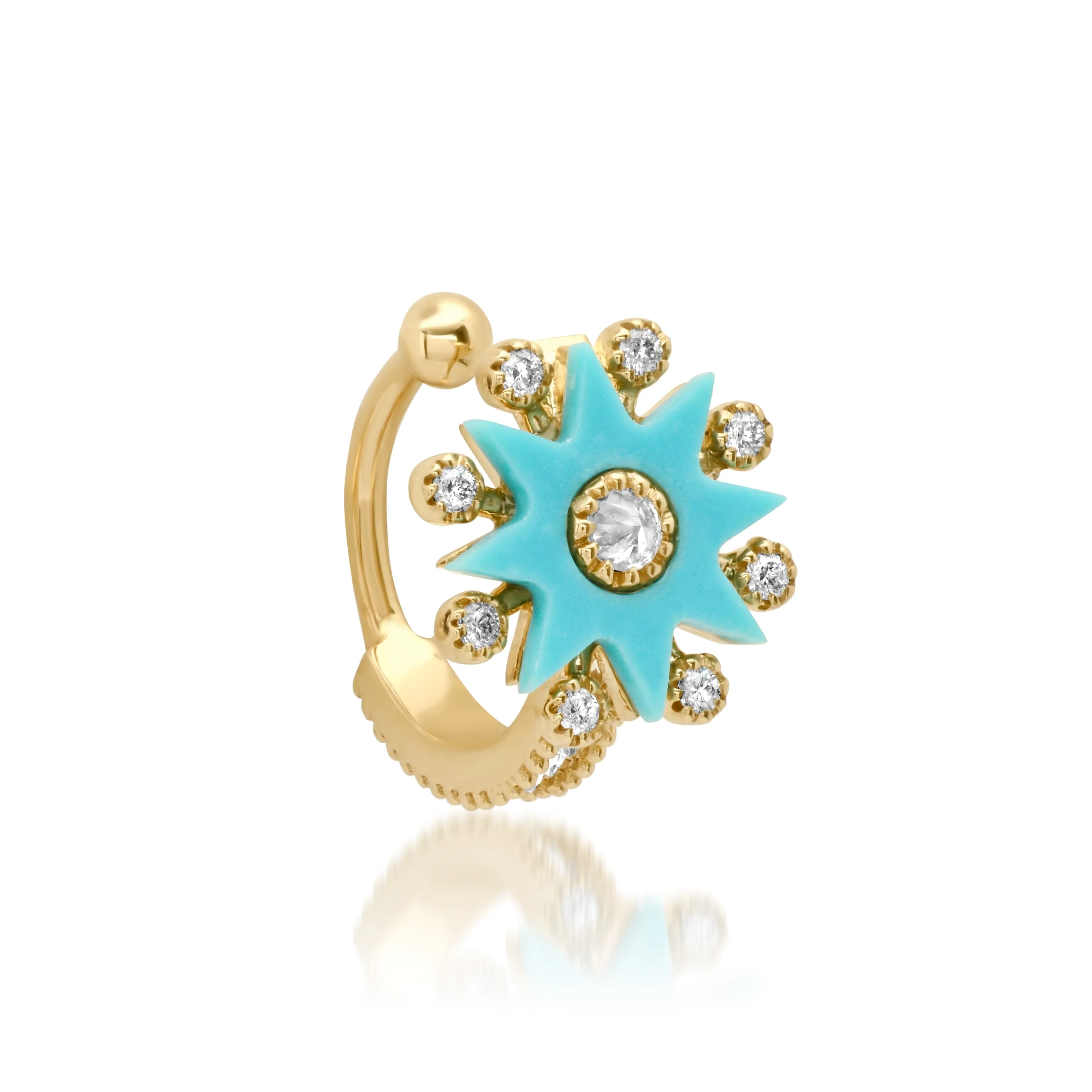 Comète Turquoise SINGLE Cuff