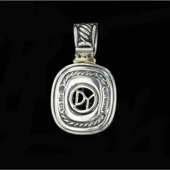 David Yurman Diamond and Sterling Silver Albion Pendant