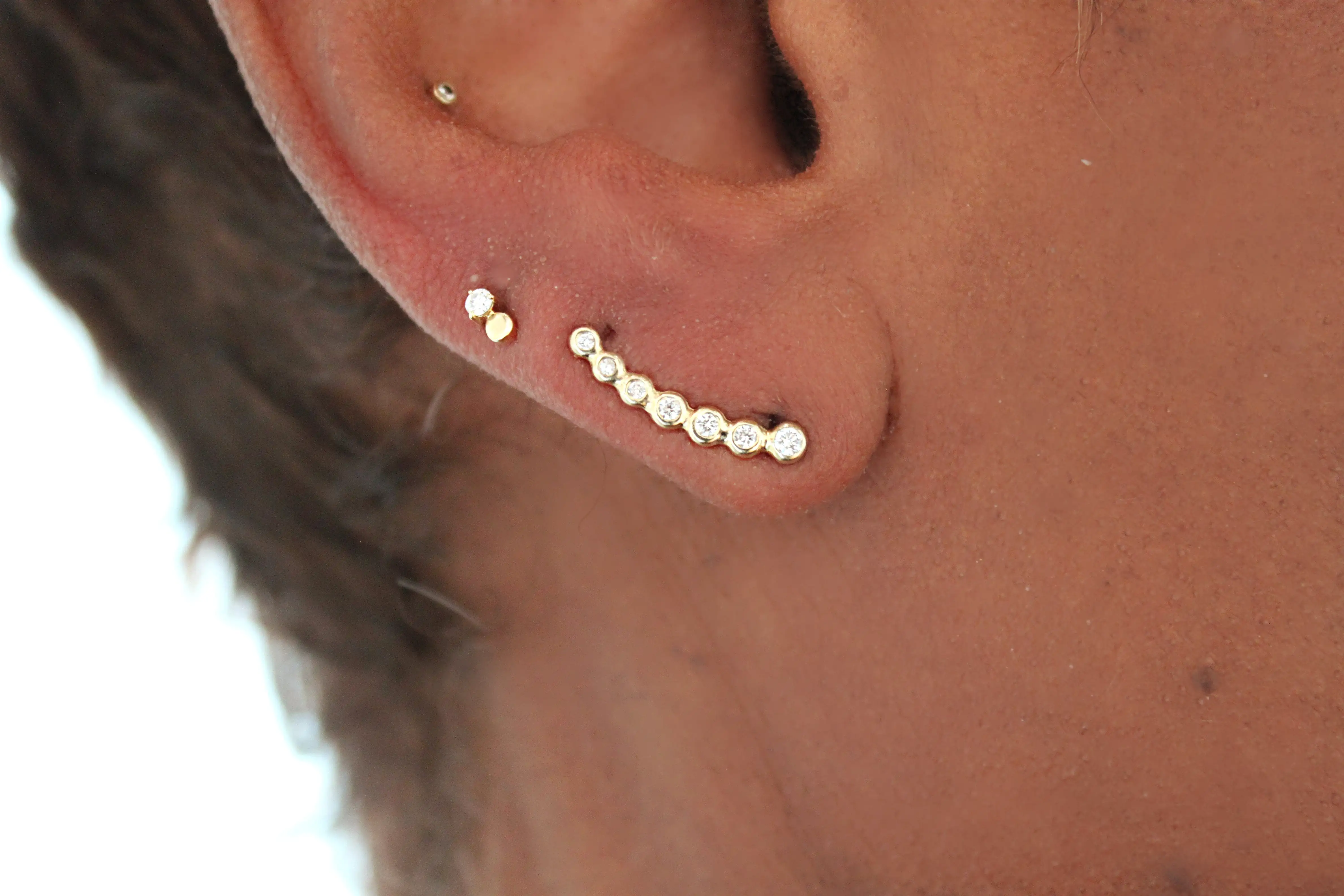 Diamond Ear Climbers