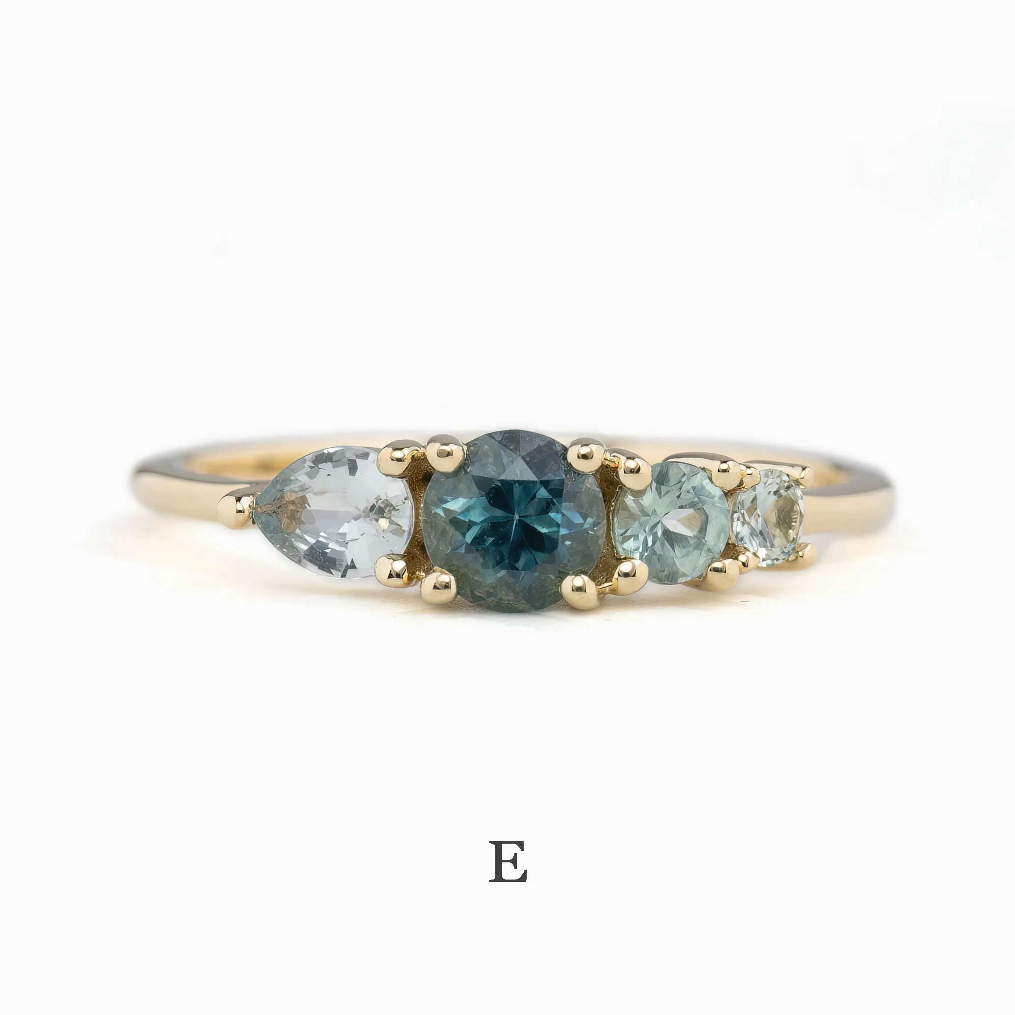 Droplets Sapphire Ring