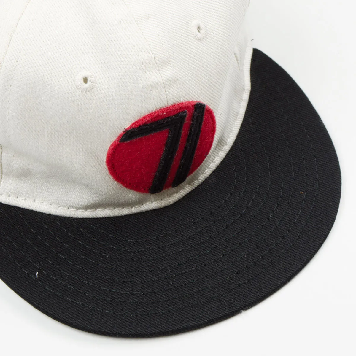 Ebbets - Third Army Cap (Adjustable Cotton) - White / Black