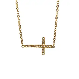 Everyday Diamond Cross Necklace