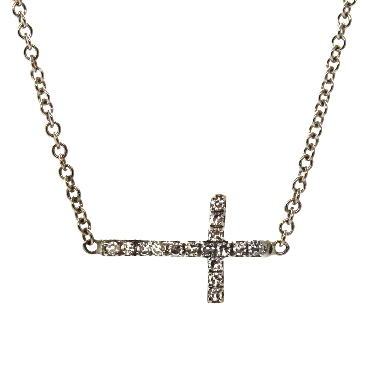 Everyday Diamond Cross Necklace