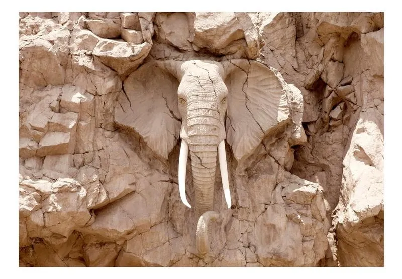 Fotomurale Elephant Carving (South Africa)