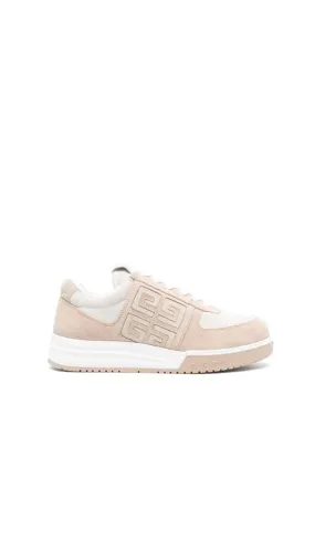 G4 Sneakers In Leather - White/Beige