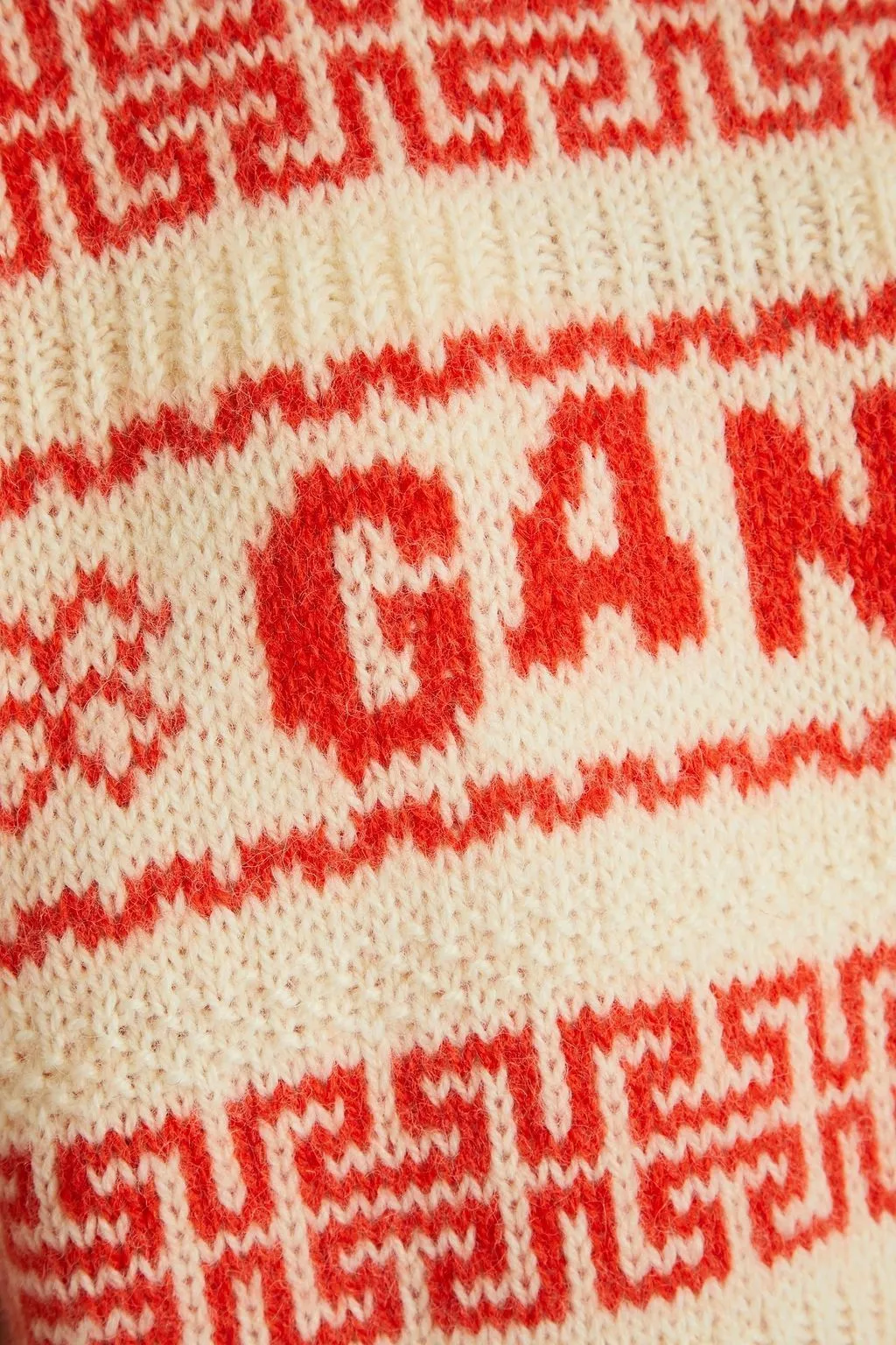 Ganni  |Casual Style Wool V-neck & Crew neck