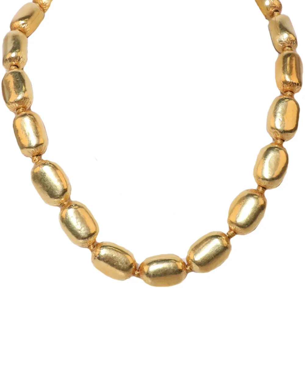 Gold Beaded Necklace