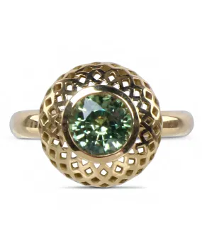 Green Sapphire Ring