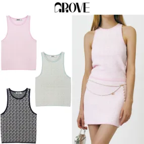 GROVE  |Casual Style Sleeveless Street Style Office Style