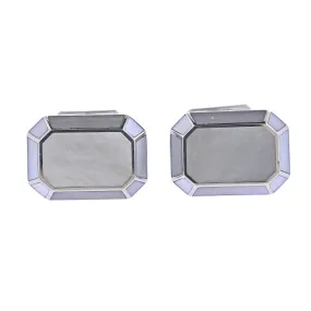 Harry Winston Mother of Pearl Gold Cufflinks