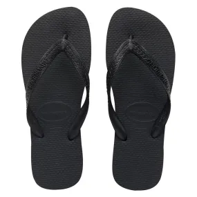 HAVAIANA TOP BLACK THONGS