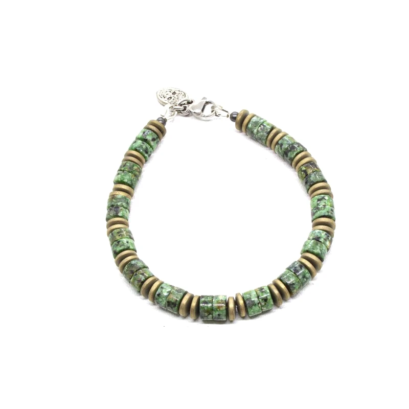 Heishi African Turquoise Bracelet