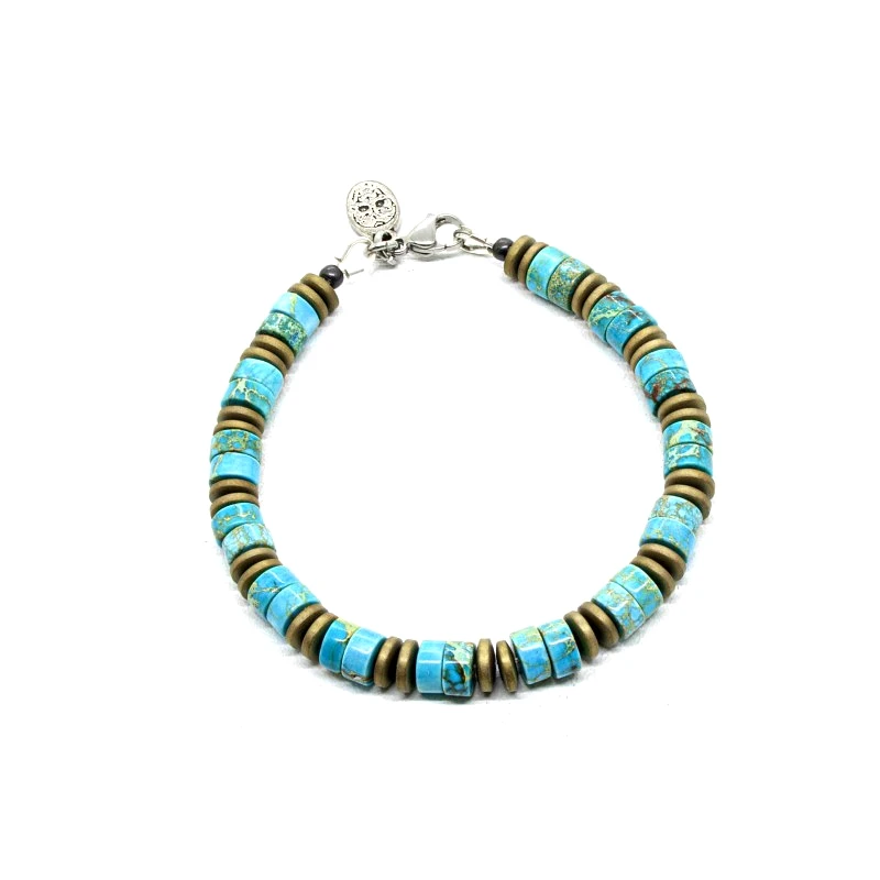 Heishi Turquoise Jasper Bracelet