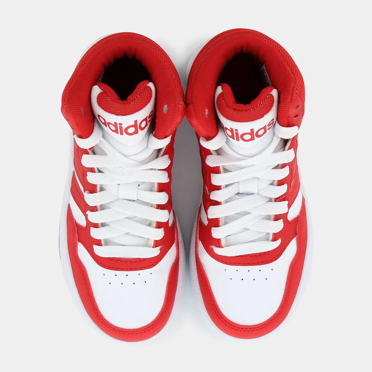 IG3718HOOPS 3.0 MID Kftwr white/better scarlet/better scarlet- SPORTIVE