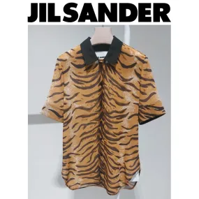 Jil Sander  |Casual Style Long Sleeves Other Animal Patterns