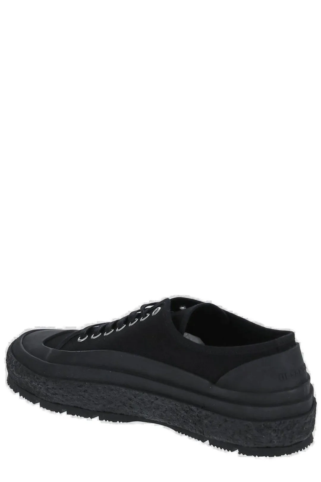 Jil Sander Logo Patch Lace-Up Sneakers