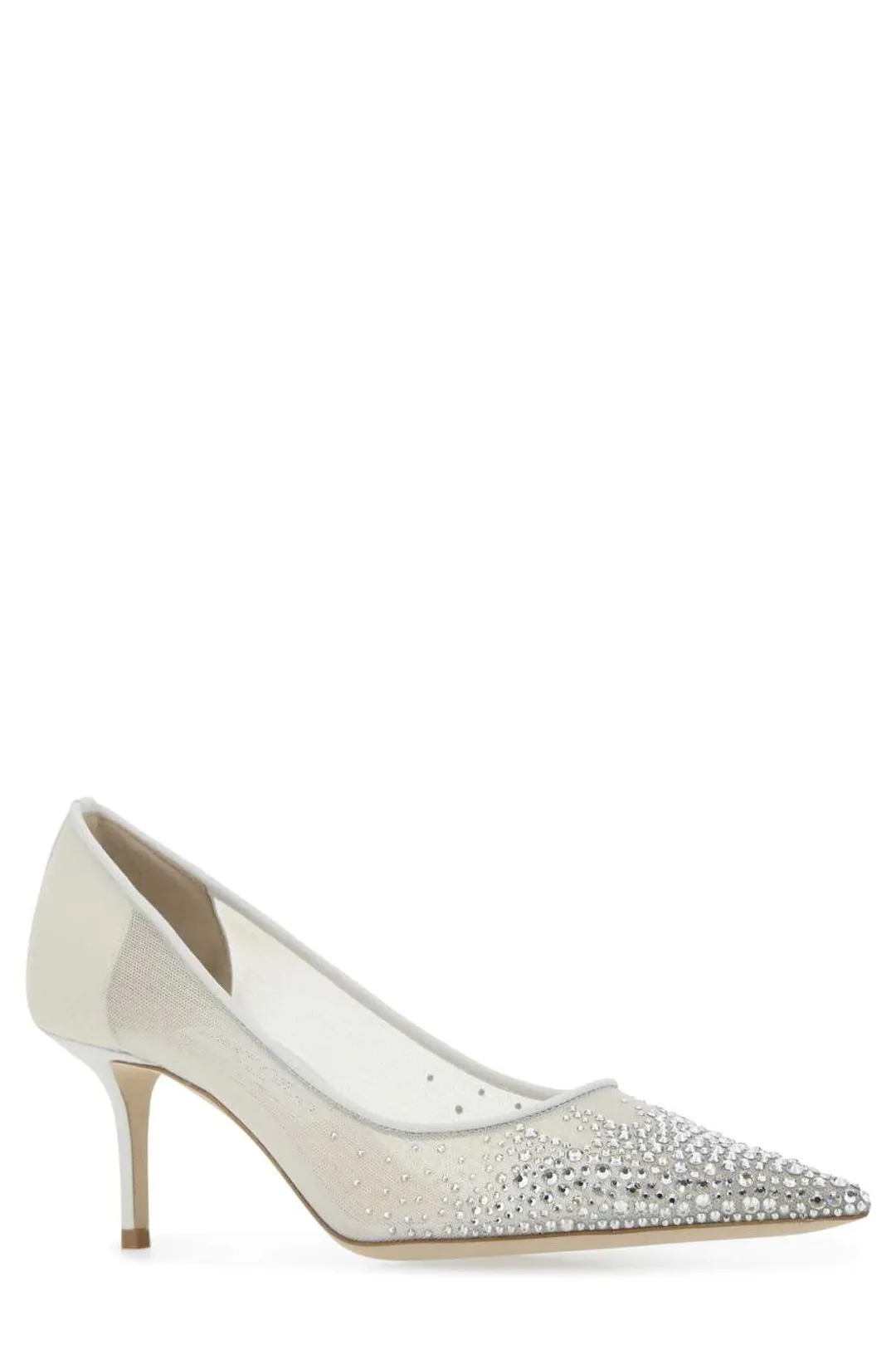 Jimmy Choo Love 65 Mesh Pointed-Toe Pumps