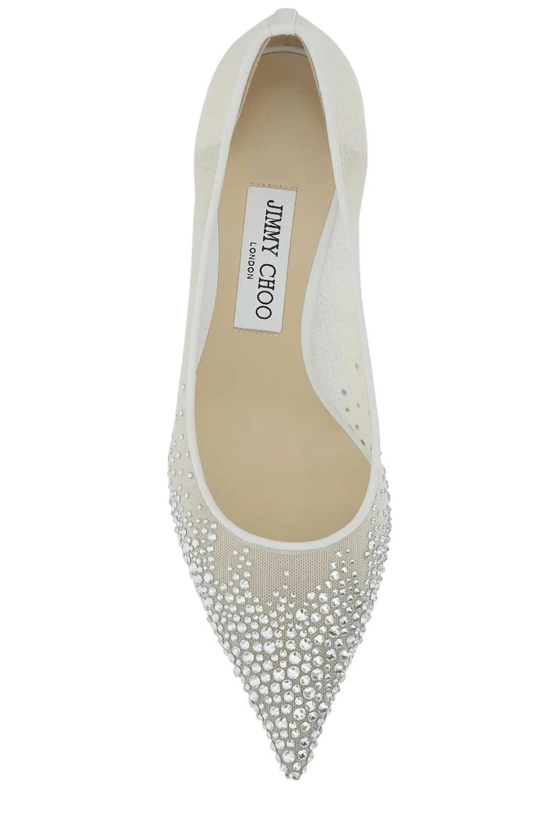 Jimmy Choo Love 65 Mesh Pointed-Toe Pumps