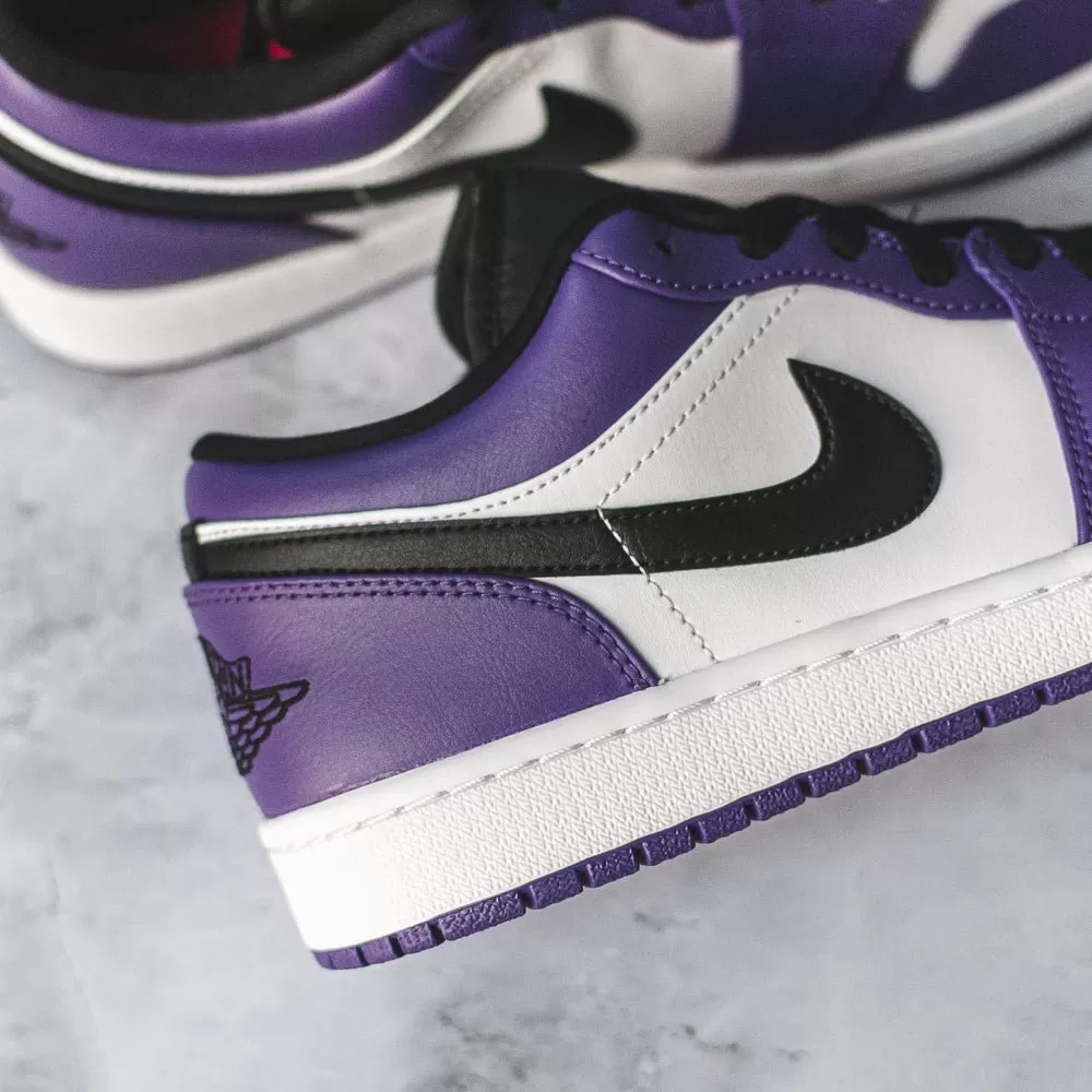 Jordan 1 Low Court Purple